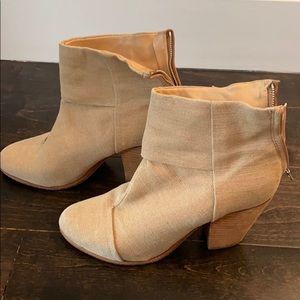 Beige rag and bone newbury boots